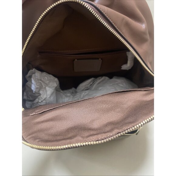 NWT COACH Charlie Backpack F58314 – Signature Khaki/Saddle - Picture 11 of 12